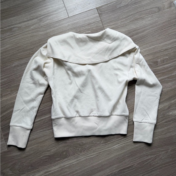 Varley NWT Women’s Maguire Half Zip Sweater Egret Cream Sz XS - Picture 12 of 13